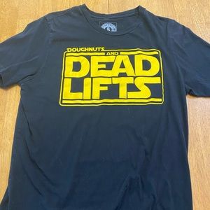 Doughnuts & Deadlifts old school Star Wars design